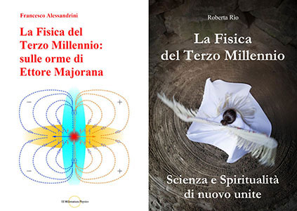 Le copertine dei libri sulla Fisica del Terzo Millennio di Francesco Alessandrini e Roberta Rio