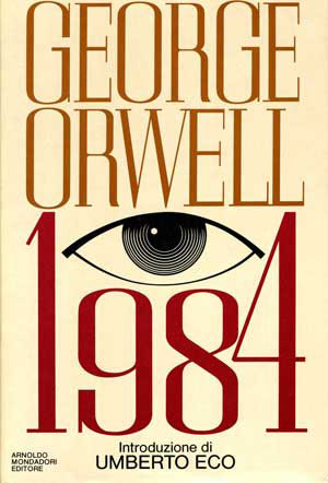 Copertina del libro "1984" di George Orwell