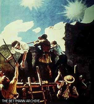 The Alamo battle