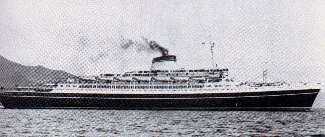 L'Andrea Doria in navigazione
