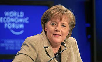 Angela Merkel (Di World Economic Forum [CC BY-SA 2.0 (https://creativecommons.org/licenses/by-sa/2.0)], attraverso Wikimedia Commons)