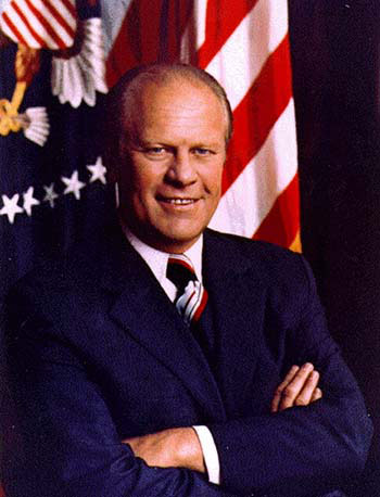 Il presidente USA Gerald Ford