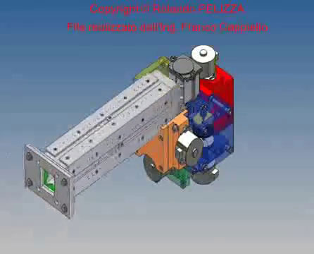 La ricostruzione con CAD della macchina di Pelizza
