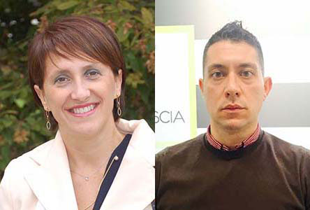 I due periti: la Dott.ssa Chantal Sala di Pavia e il Dott. Ing. Michele Vitiello di Brescia