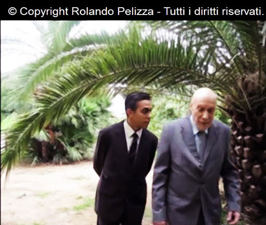 Majorana e Pelizza mentre passeggiano nel parco il 5 Agosto 1996