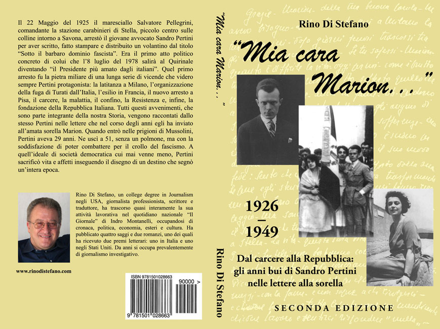 Copertina della 2ª Edizione di "Mia cara Marion…"
