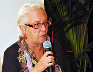 La giornalista e scrittrice Annamaria Ghedina