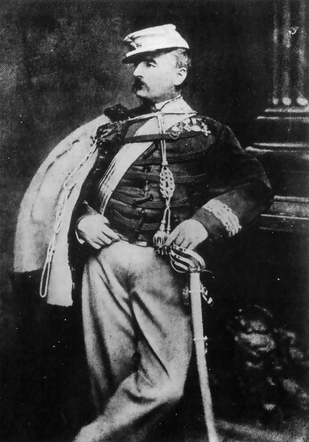 Nino Bixio in divisa da generale dell'esercito italiano