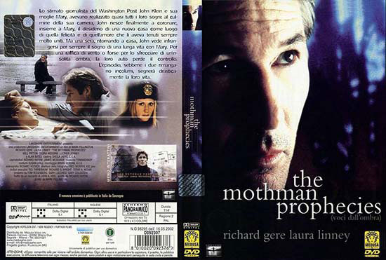 Copertina DVD del film "The Mothman Prophecies" (2002)