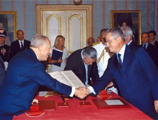 31 luglio 2003 - Giuramento al Quirinale come Ministro per l'attuazione del programma di Governo