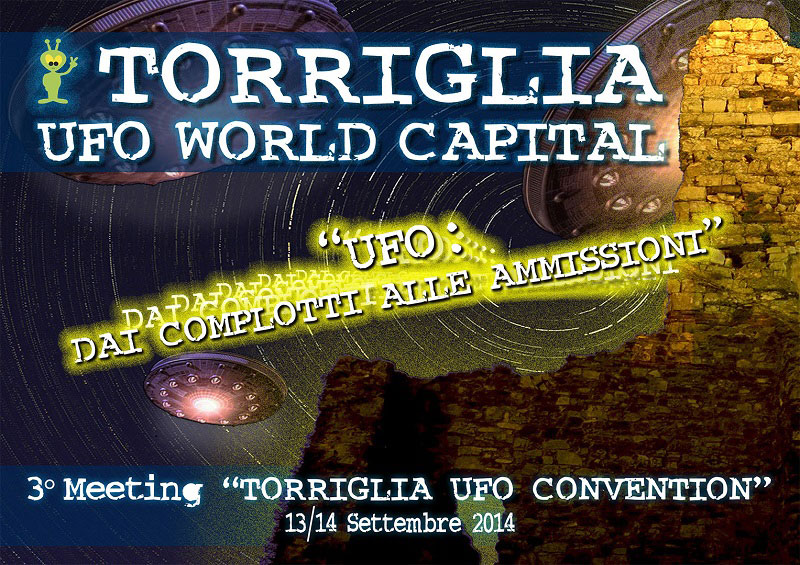 Illustrazione della Torriglia UFO Convention 2014: 3° Meeting Nazionale di Ufologia “UFO: dai complotti alle ammissioni”