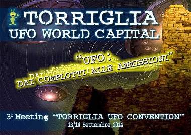 Illustrazione del Torriglia UFO Convention 2014: 3° Meeting Nazionale di Ufologia “UFO: dai complotti alle ammissioni”